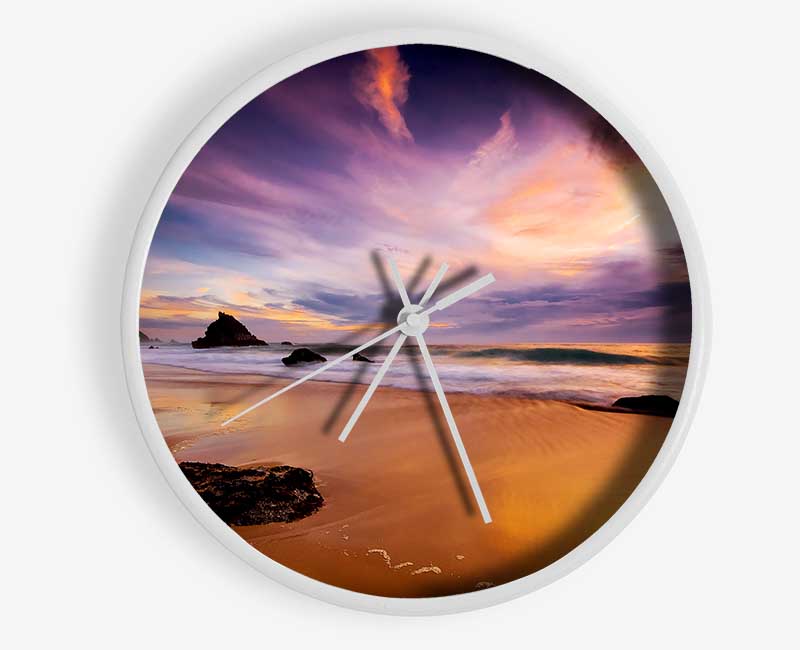 Storm Cloud Ocean Clock - Wallart-Direct UK