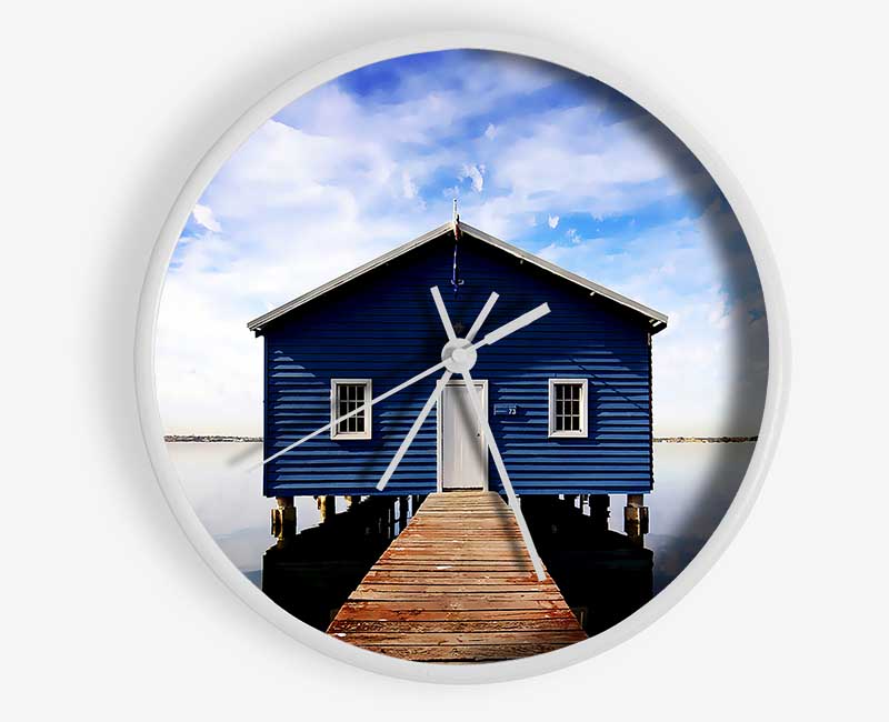 House At The End Of The Pier Clock - Wallart-Direct UK