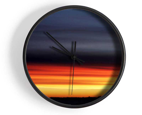 Stunning Ocean Blaze Clock - Wallart-Direct UK