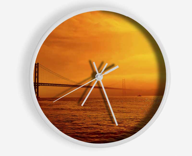 The Misty Ocean Crossing Clock - Wallart-Direct UK