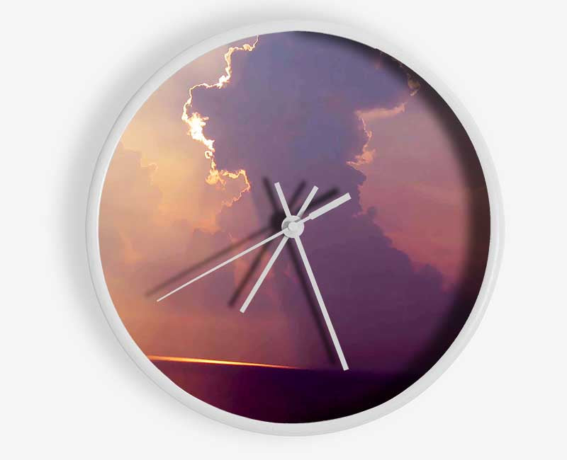 Mist Of The Ocean Cloud Clock - Wallart-Direct UK