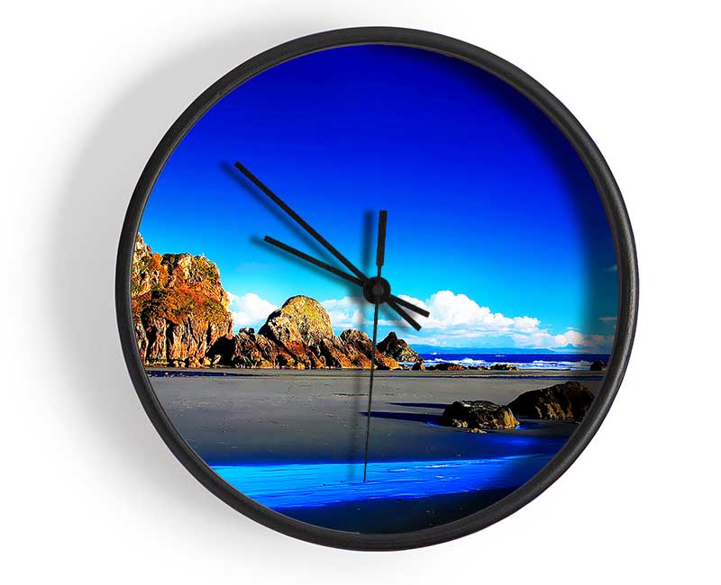 Where The Ocean Flows Clock - Wallart-Direct UK