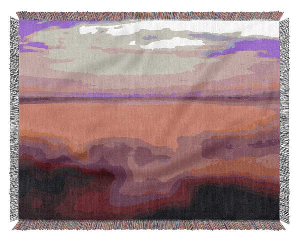 Pink Calm Woven Blanket