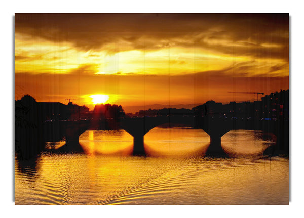 Sunset Over Florence River