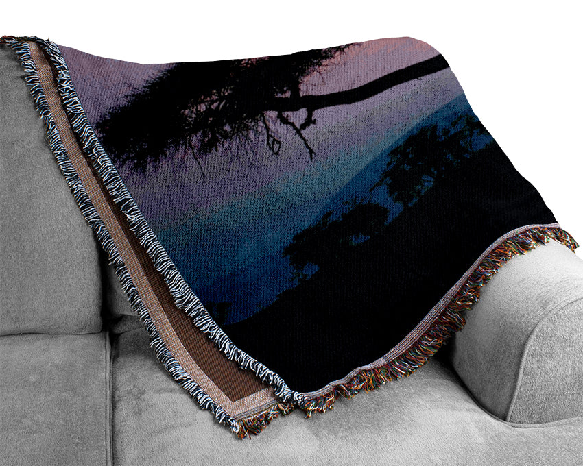 East African Sunset Woven Blanket