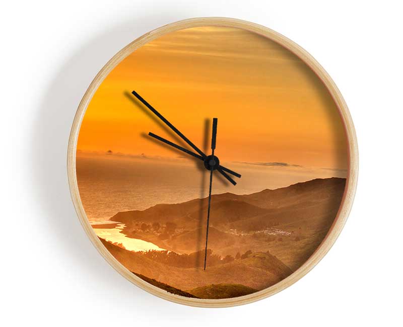 San Francisco Ocean Mist Clock - Wallart-Direct UK