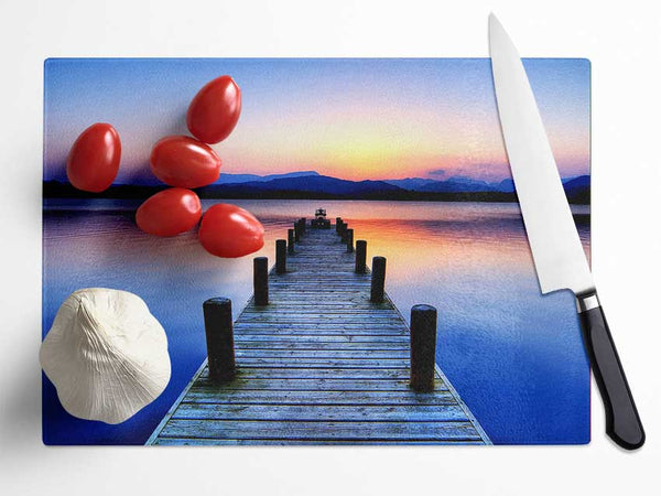 Windermere Lake District Cumbria England Glass Chopping Board