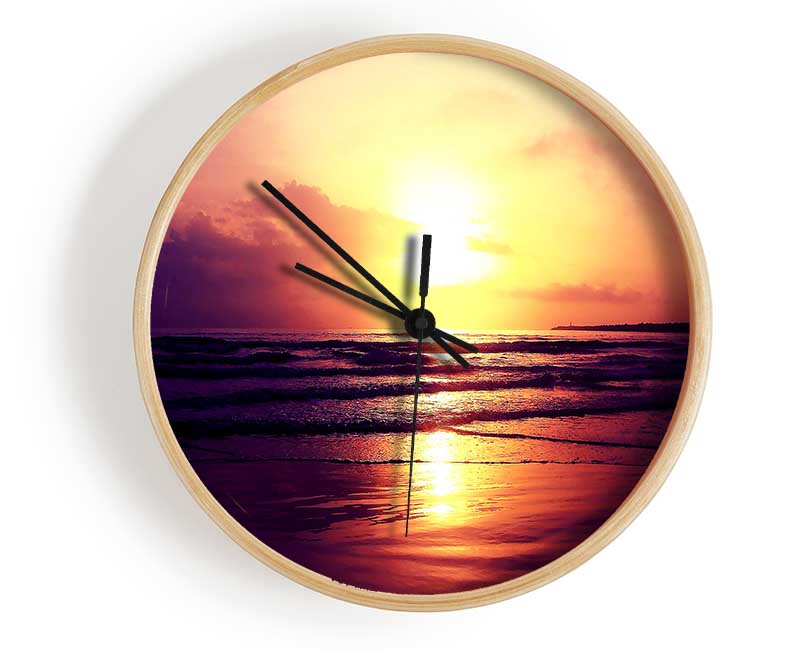 Midnight Sun Clock - Wallart-Direct UK