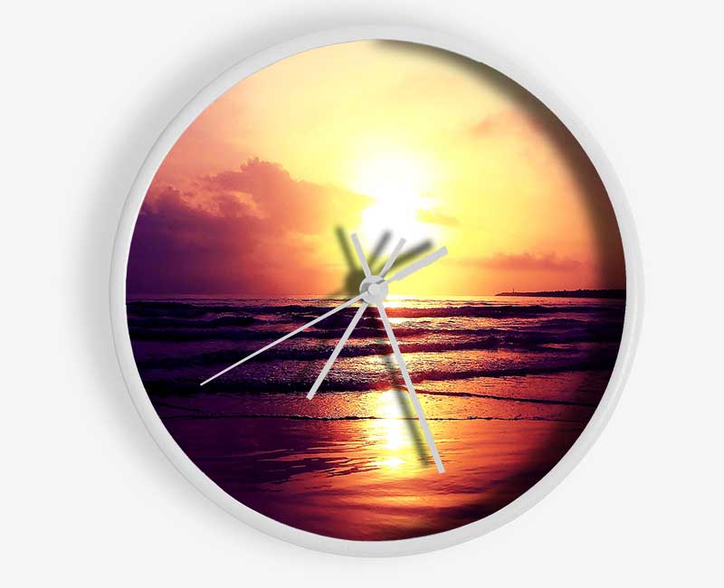 Midnight Sun Clock - Wallart-Direct UK