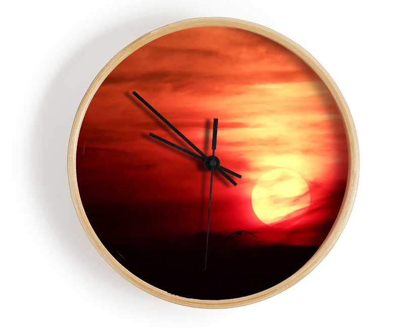 Journey To The Sun Clock - Wallart-Direct UK