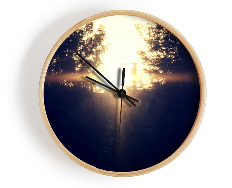 Sun Blaze Clock - Wallart-Direct UK