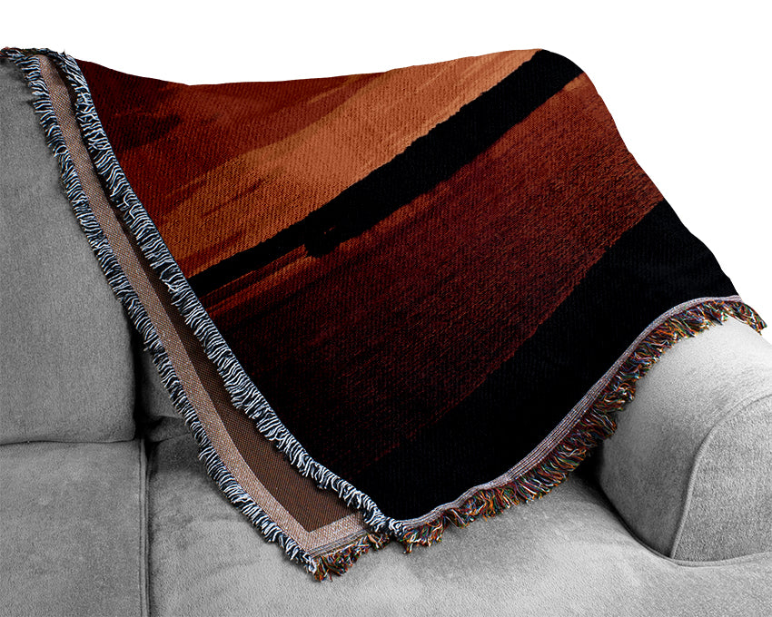 Rouge Woven Blanket