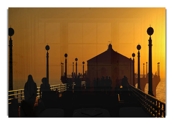 Pier At Sunset