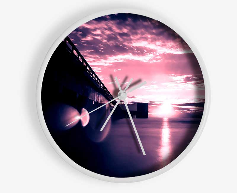 Morning Light 4 Clock - Wallart-Direct UK