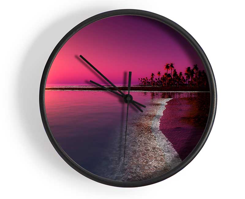 Twilight Sunset Clock - Wallart-Direct UK