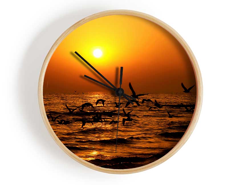 Ocean Flight Clock - Wallart-Direct UK