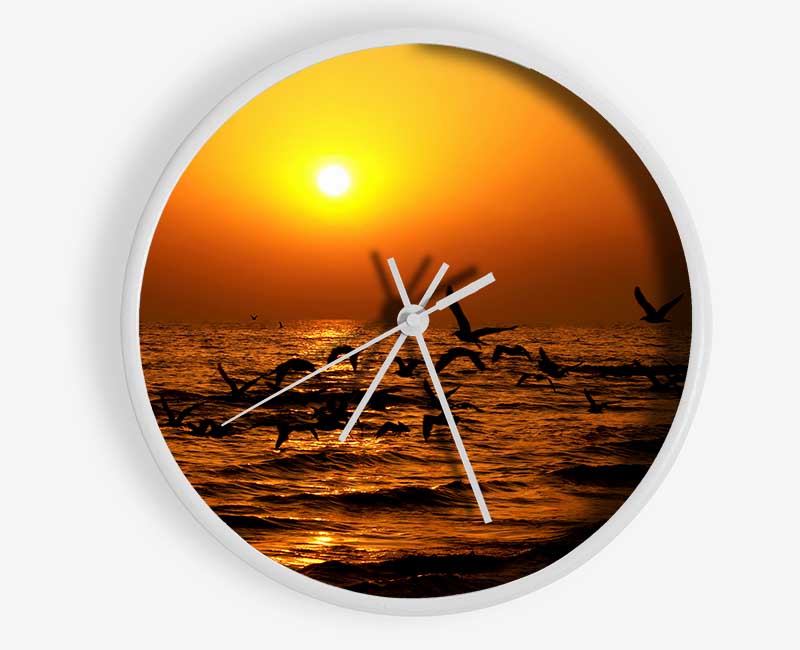 Ocean Flight Clock - Wallart-Direct UK