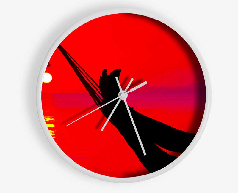 Dreaming Of Paradise Clock - Wallart-Direct UK