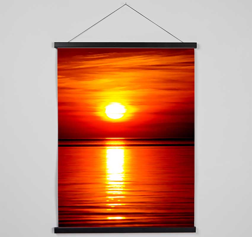 Reflections Of The Golden Sun Hanging Poster - Wallart-Direct UK