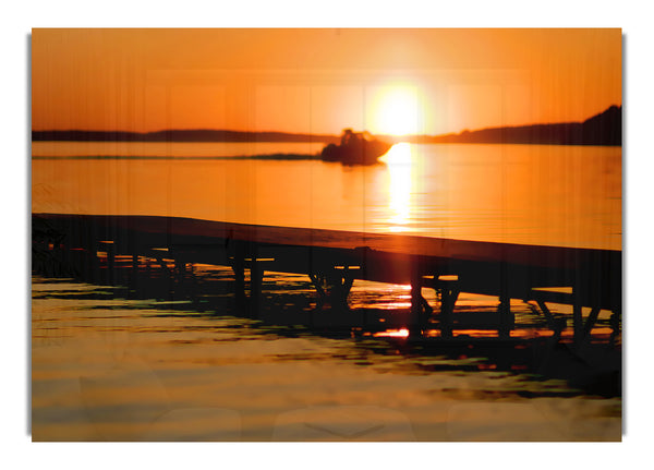 Peach Sunset Jetty