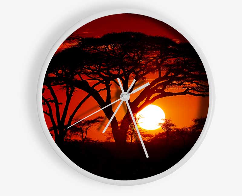 As The Night Falls Clock - Wallart-Direct UK