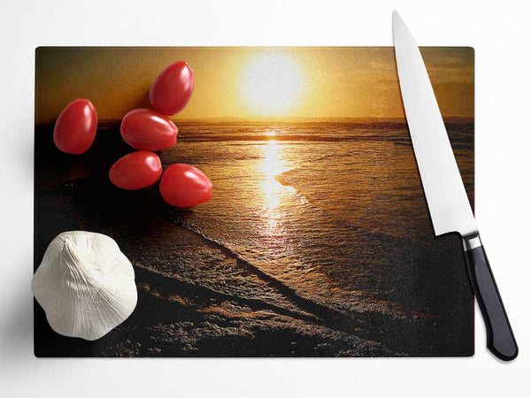 The Reflections Of The Ocean Sun Glass Chopping Board