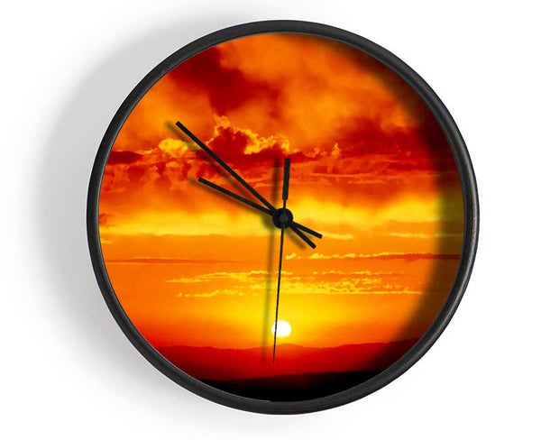 The Morning Sun At Daybreak Clock - Wallart-Direct UK