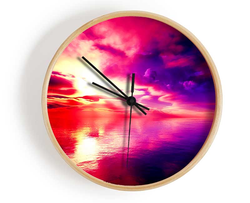 Magical Ocean Cloud Formation Clock - Wallart-Direct UK