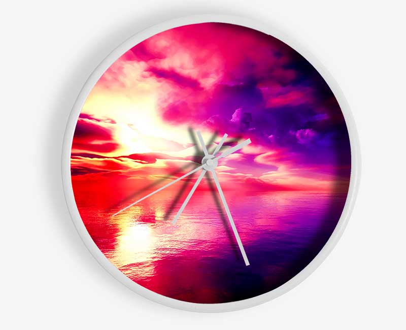 Magical Ocean Cloud Formation Clock - Wallart-Direct UK