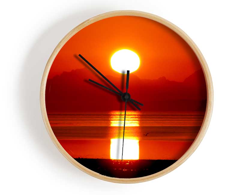 Sunrise Over North Cascades Clock - Wallart-Direct UK