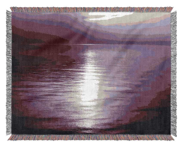 Serenity Mauve Woven Blanket