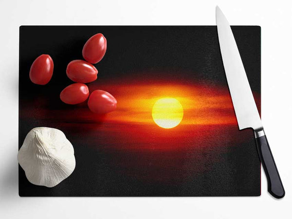 Energy Of The Sun Glass Chopping Board