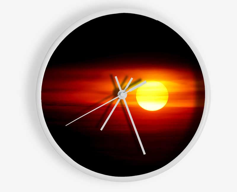 Energy Of The Sun Clock - Wallart-Direct UK