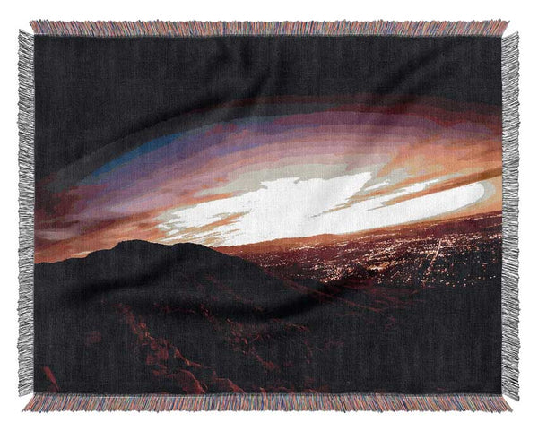 Metro Sunset Woven Blanket