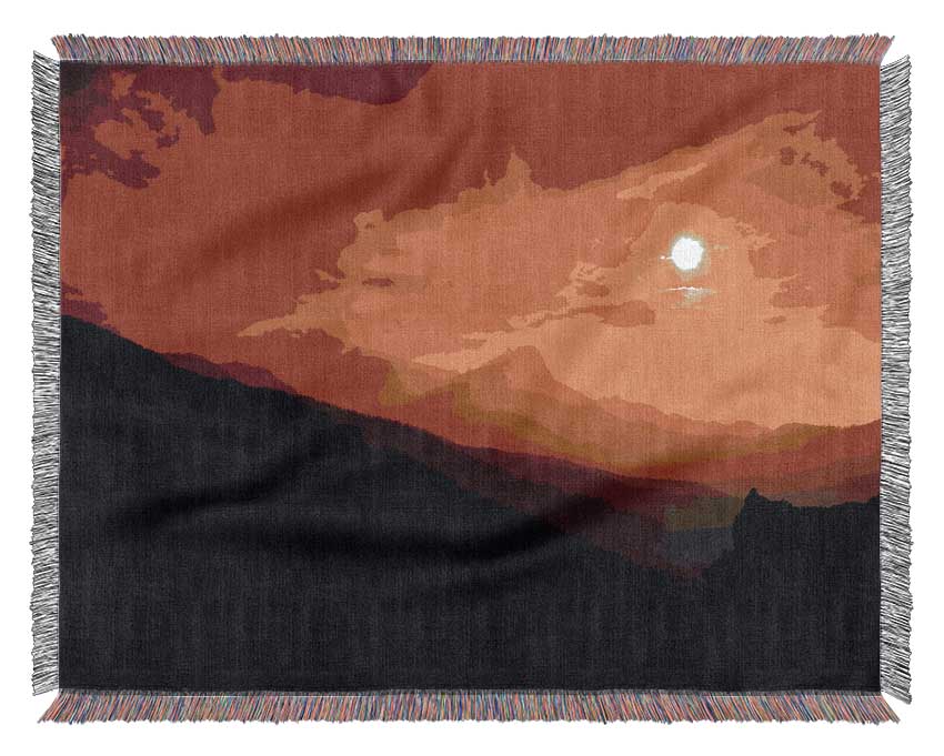 Sunblaze In The Italian Hills Woven Blanket