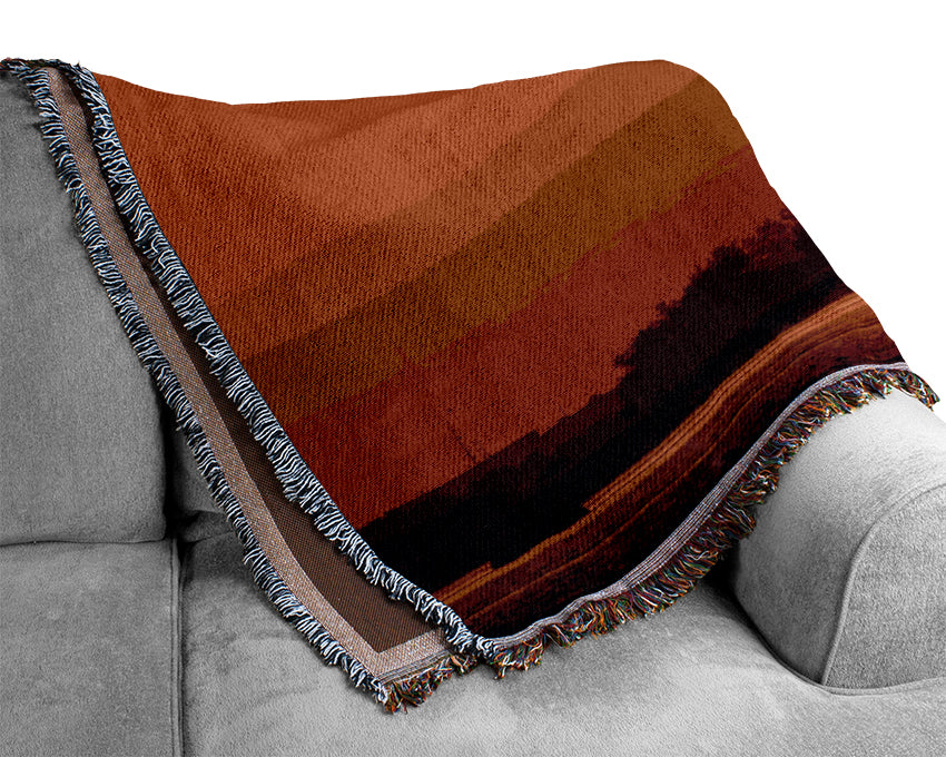 Paradise Beach House Woven Blanket