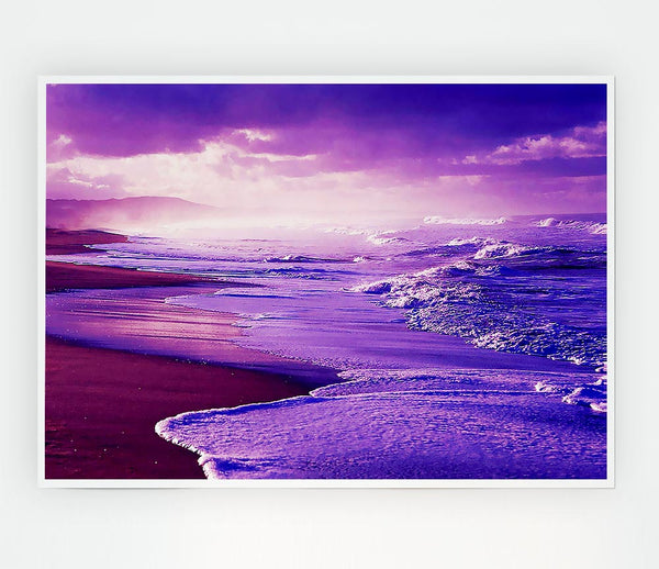 The Morning Oceans Ebb Print Poster Wall Art