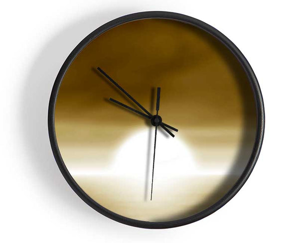 Abstact Sun Beige Clock - Wallart-Direct UK