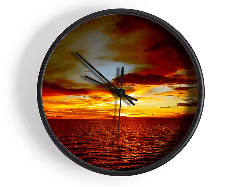 Calm Before The Storm Ii Clock - Wallart-Direct UK