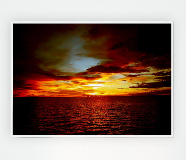 Calm Before The Storm Ii Print Poster Wall Art