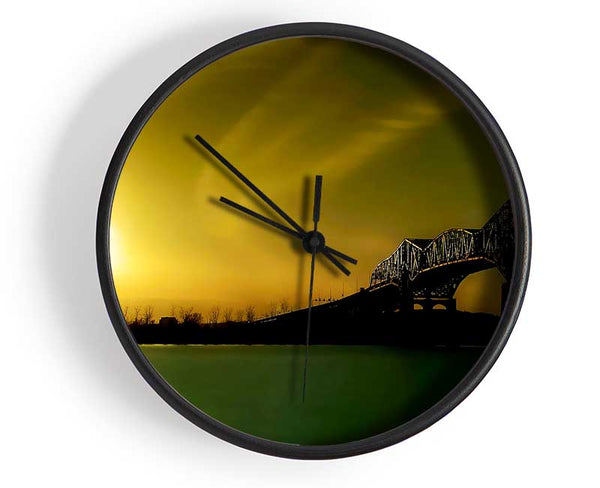 River Crossing Clock - Wallart-Direct UK