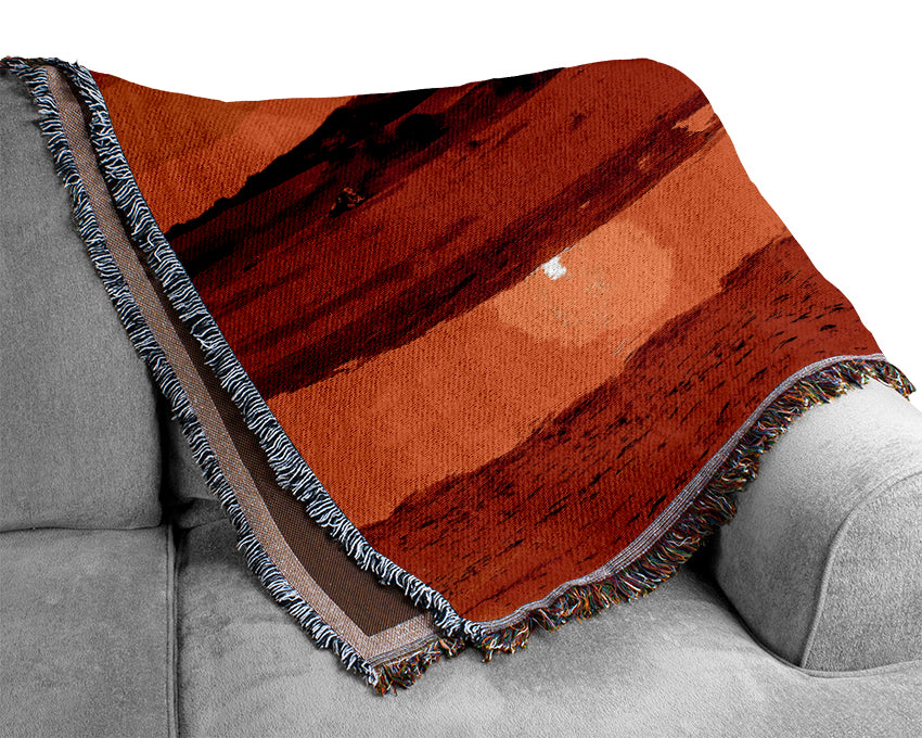 Stunning Ocean Sand Dunes Woven Blanket