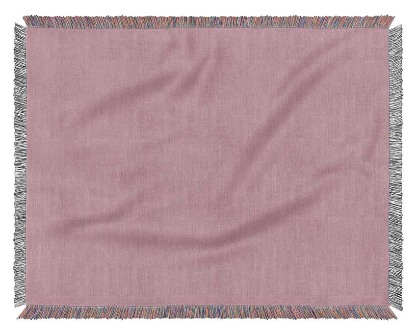 Motivational Quote Laura Wilder It Is The Sweet Simple Things Pink Woven Blanket