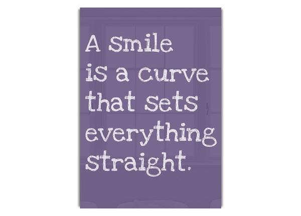 Smile Is A Curve Lilac