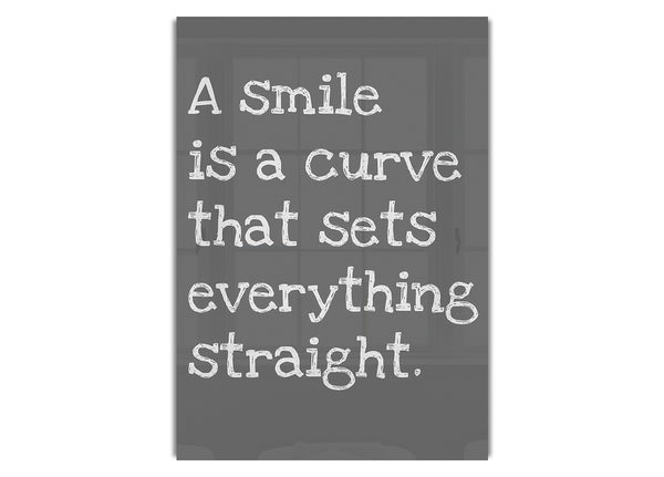 Smile Is A Curve Grey