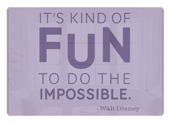 Walt Disney It'S Kind Of Fun Lilac