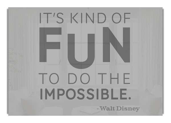 Walt Disney It'S Kind Of Fun Grey