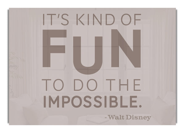 Walt Disney It'S Kind Of Fun Beige