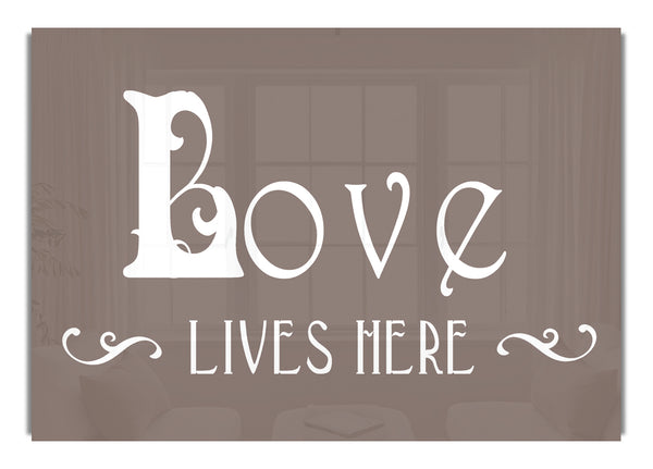 Love Lives Here Vines Beige