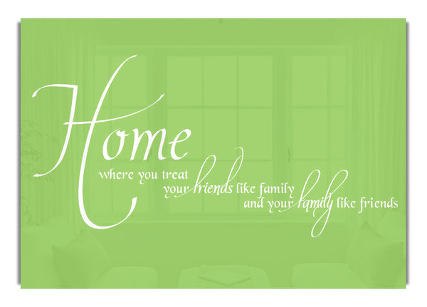 Home Family Friends Lime Green